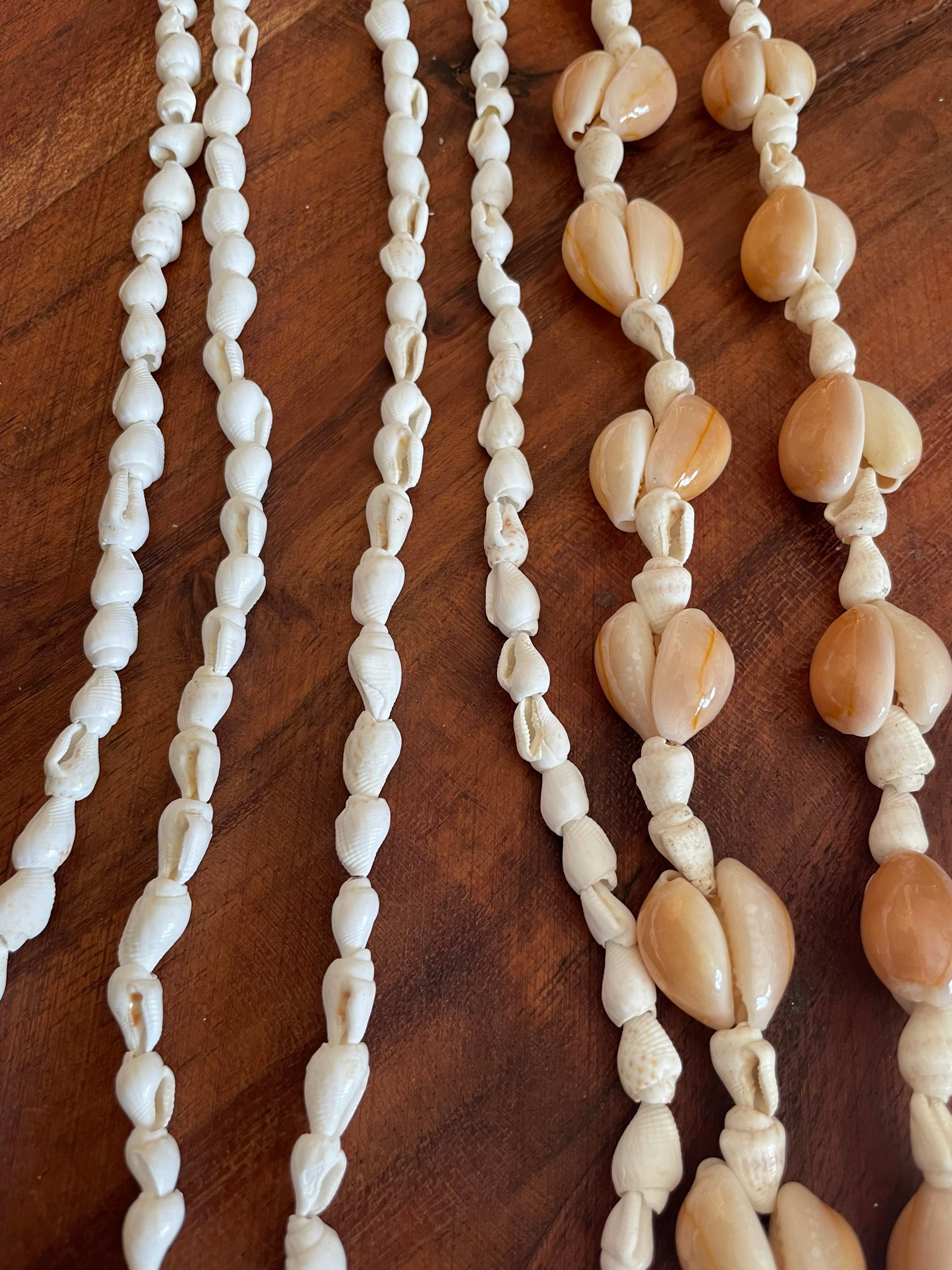 Traditional Shells Cowrie & NASA Shell Necklace Leis Set – Traditional Hawaiian Jewelry - Etsy