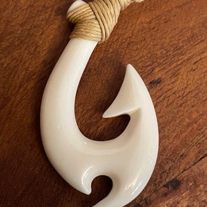 Handsome Masculine Warrior’s Makau - Pasefika Protection Symbol- Adjustable Necklace on Surfers Cord
