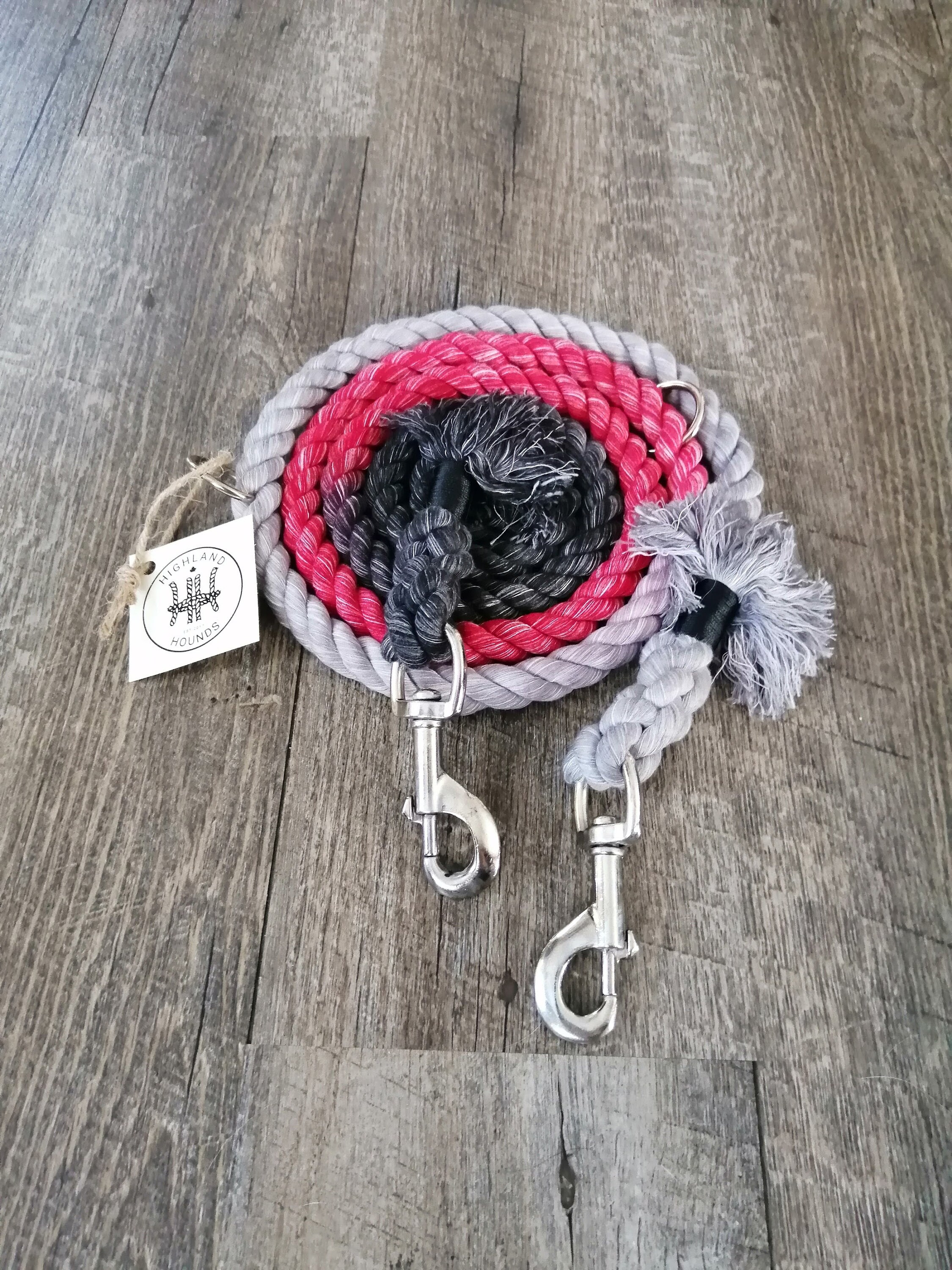 CUSTOM COLOUR HandsFree Crossbody Rope Dog Leash Handmade Etsy