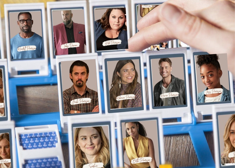 Printable Guess Who Cards This is Us Edition - Etsy