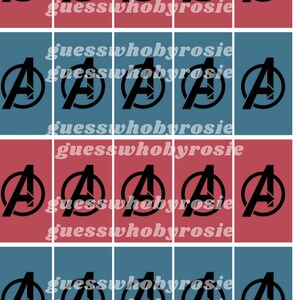 Printable Guess Who? Cards - Avengers Edition - Etsy