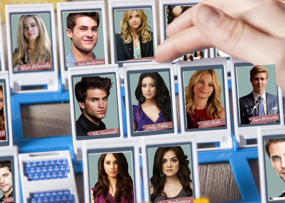 Printable Guess Who? Cards - Pretty Little Liars (PLL) Edition - Etsy
