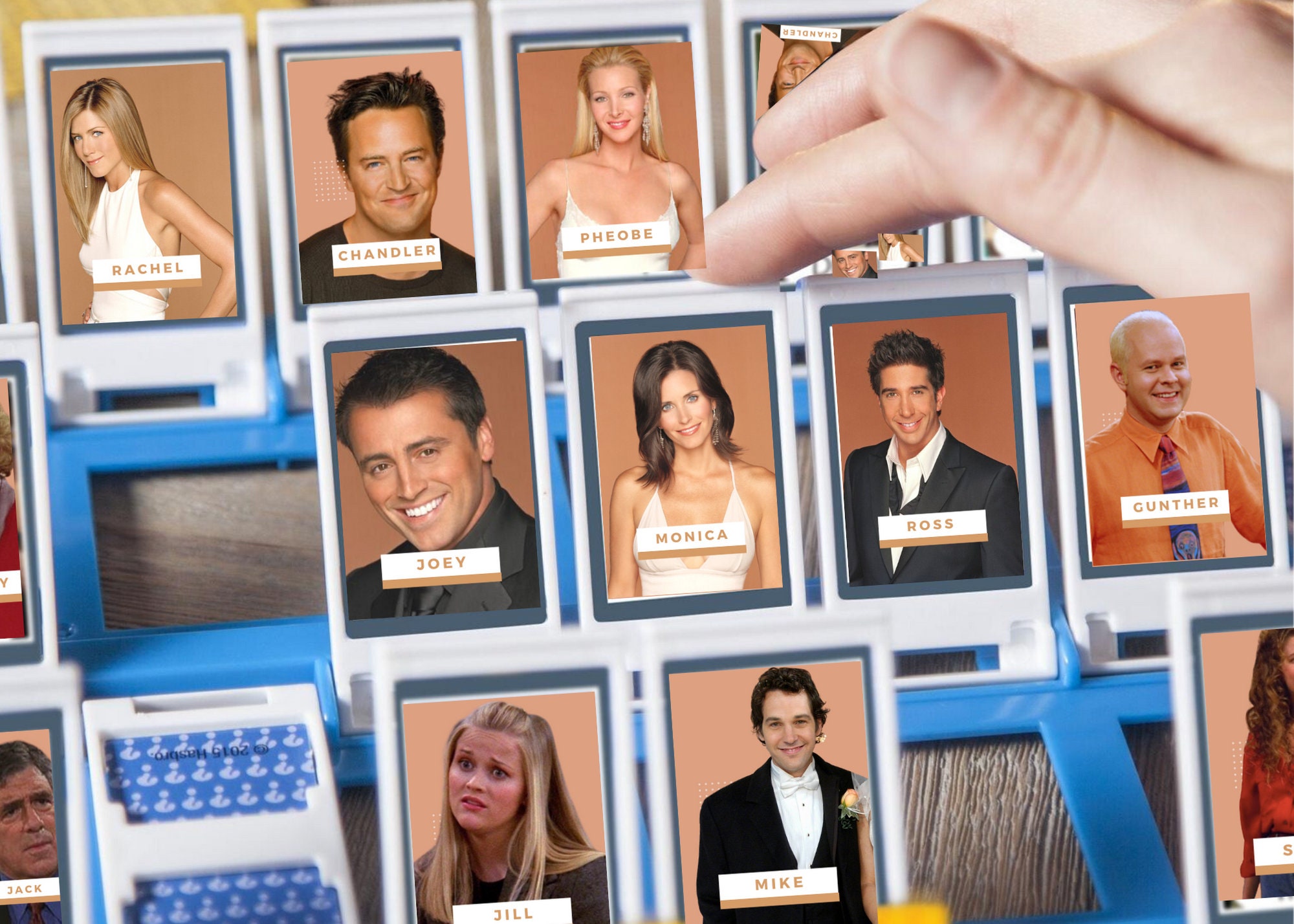 Printable Guess Who Cards FRIENDS Edition - Etsy