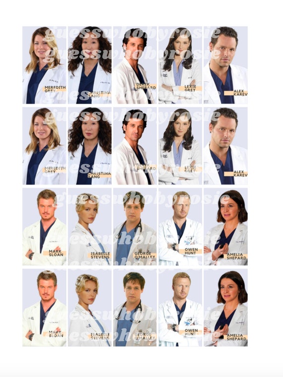 grey's guess who game