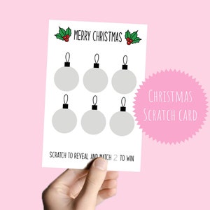Christmas scratch card | Naughty card | Christmas card | Customized Christmas card | Christmas gift for him | Christmas gift boyfriend