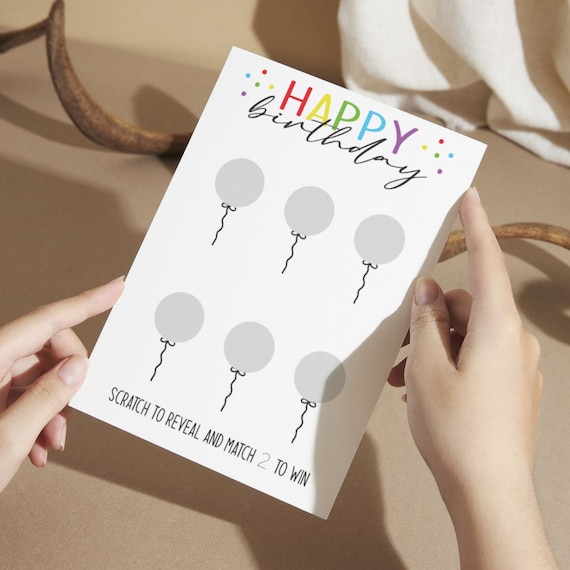 6 Biglietti Da Grattare Da Scrivere Come Regalo Di Natale (6 Biglietti