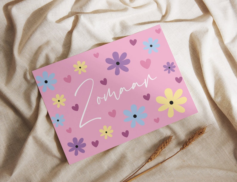 Zomaar kaart kaart ik denk aan je kaart vriendschap kaart liefde kaart