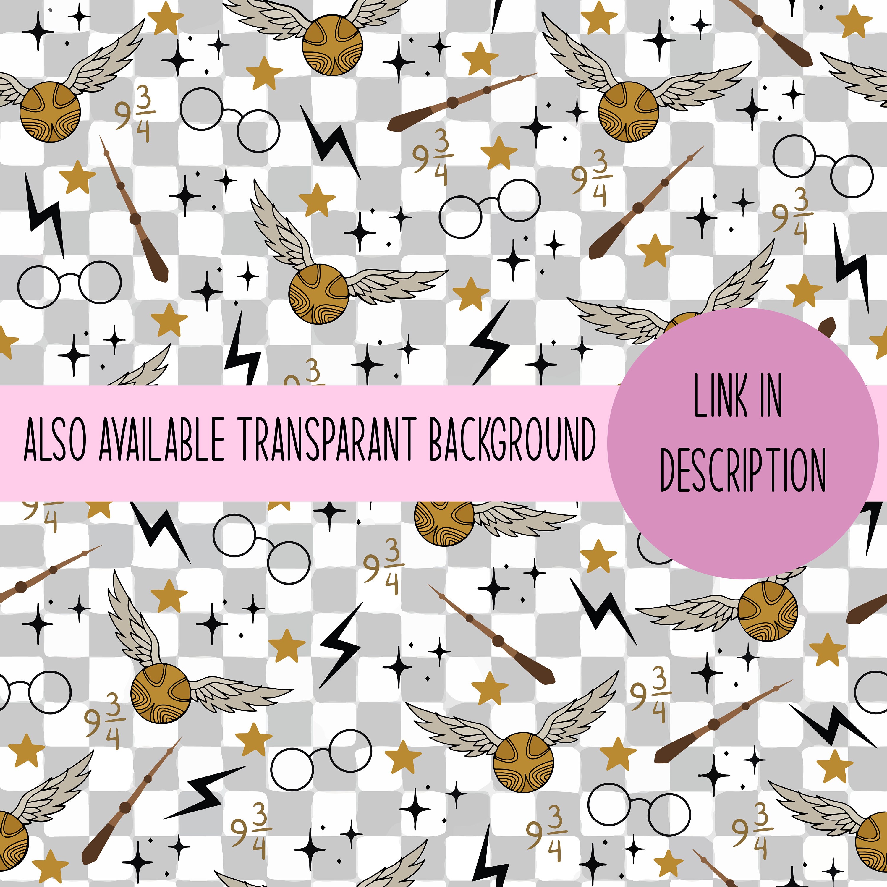 Golden Snitch Seamless Pattern Hp Pattern File for Fabric Sublimation ...