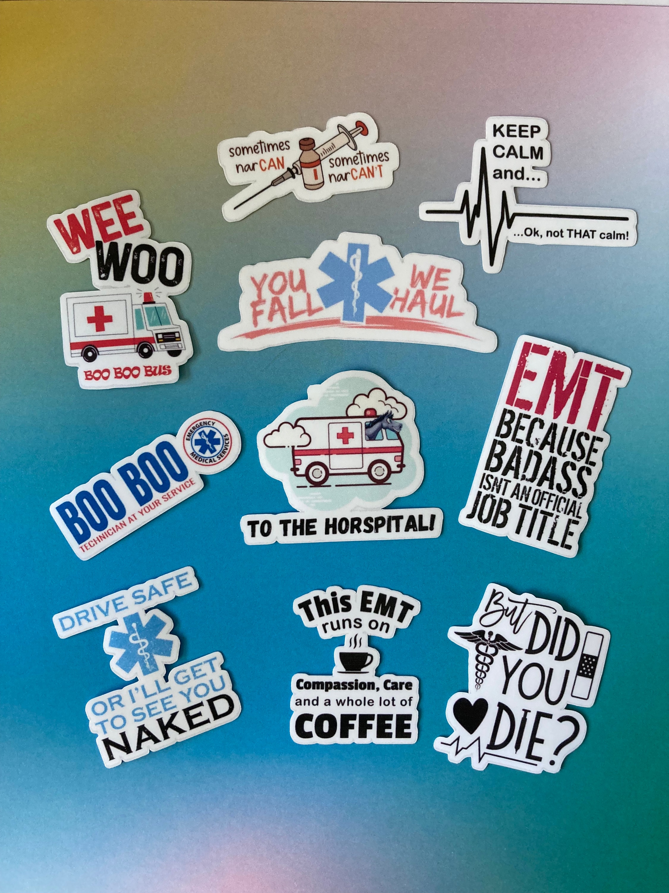 Emt Gifts Emt Sticker Ems Sticker Ems Gifts Funny Etsy