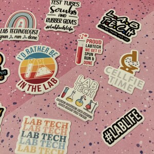 Lab Tech Gift | Lab Tech Stickers | Med Tech Stickers | Med Tech Gifts ...