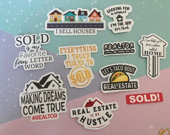 Real Estate Stickers - Etsy