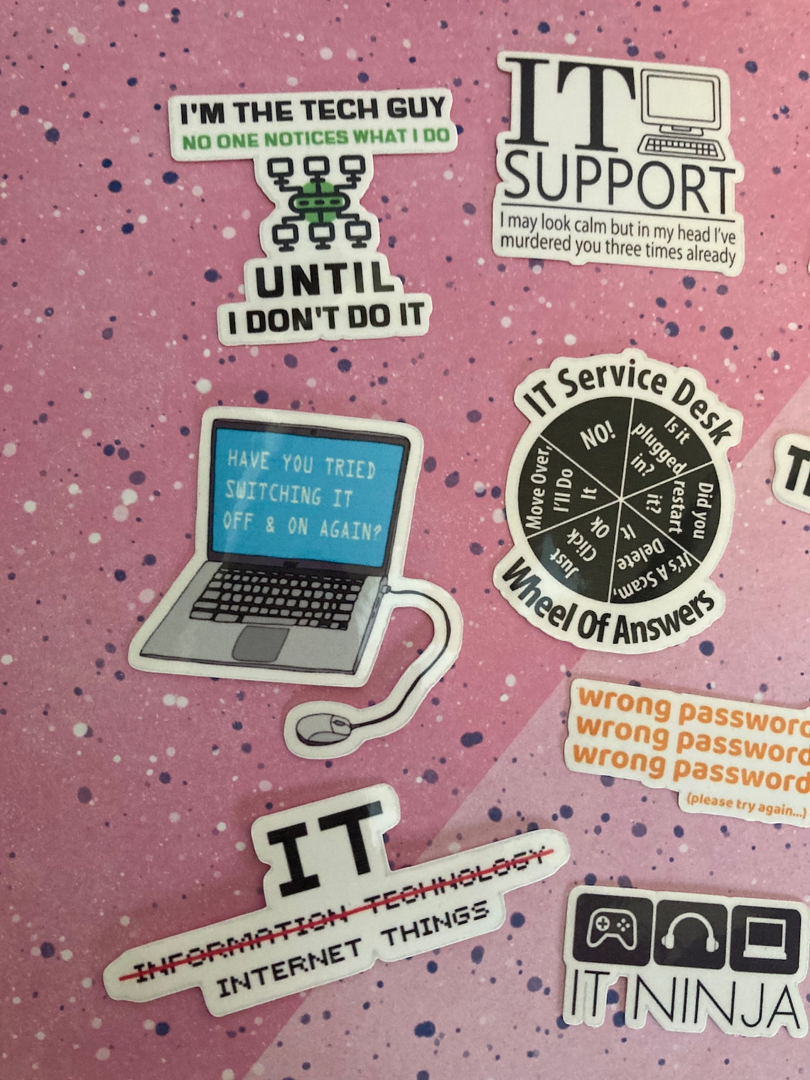 Tech Support Gifts Tech Support Stickers IT Info Tech Etsy