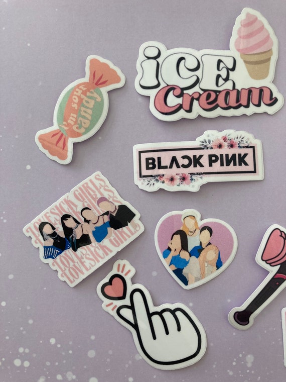 blackpink stickers set blink stickers lovesick girls etsy