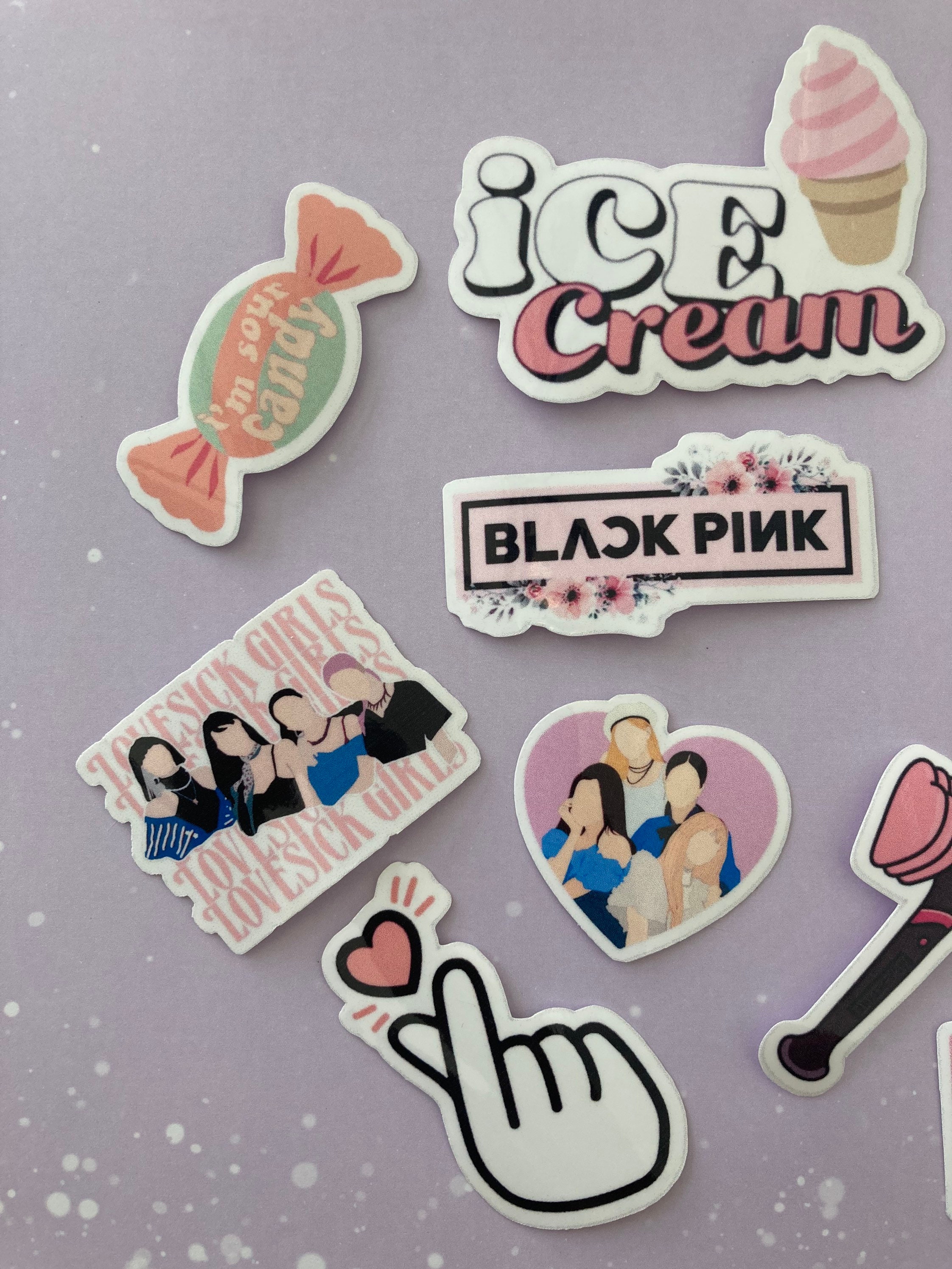 Lot De 50 Autocollants Blackpink Imperméables - Déco K-pop Pour Sac, PC, Valise, Guitare