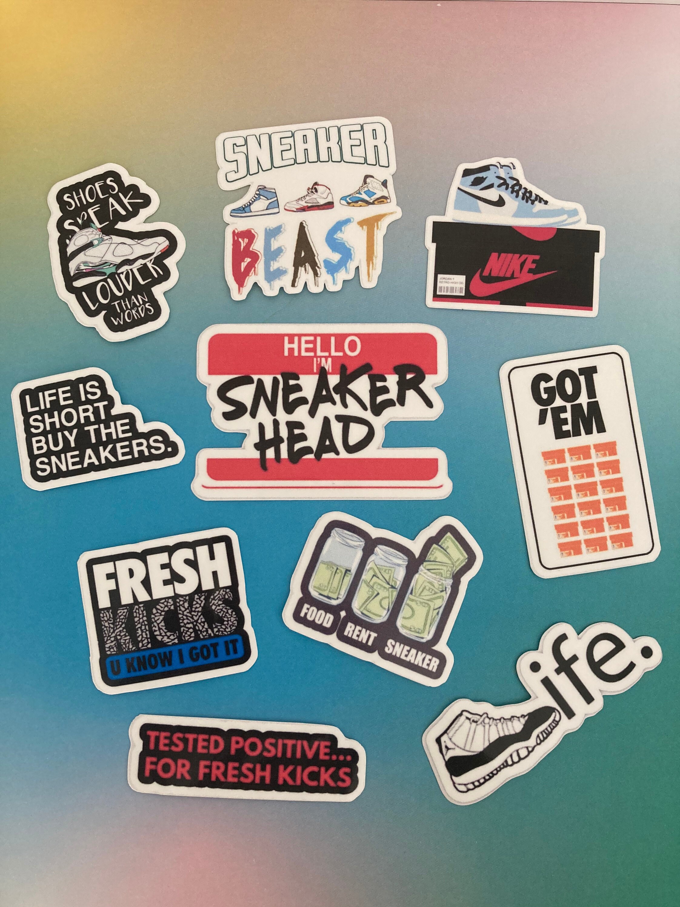 Sneakerhead Gift Ideas Sneakerhead Stickers Pack Sneakers - Etsy