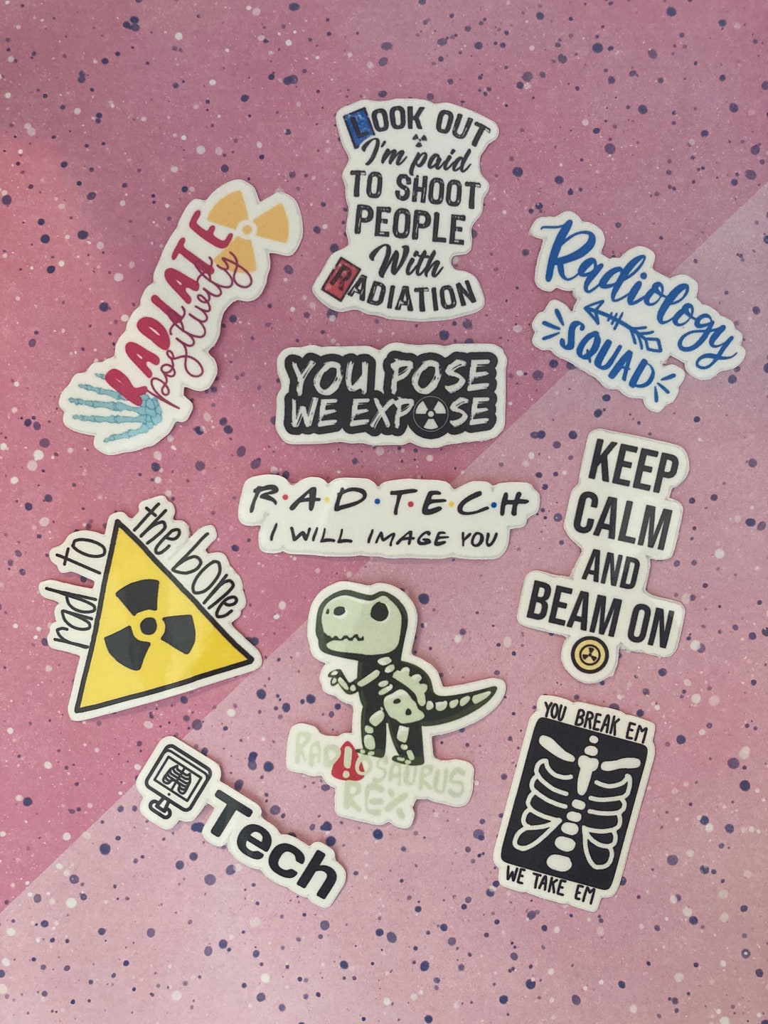 Rad Tech In Process Sticker Rad Tech Gifts | Radiology Gifts | Rad Tech Stickers | Radiologic ...