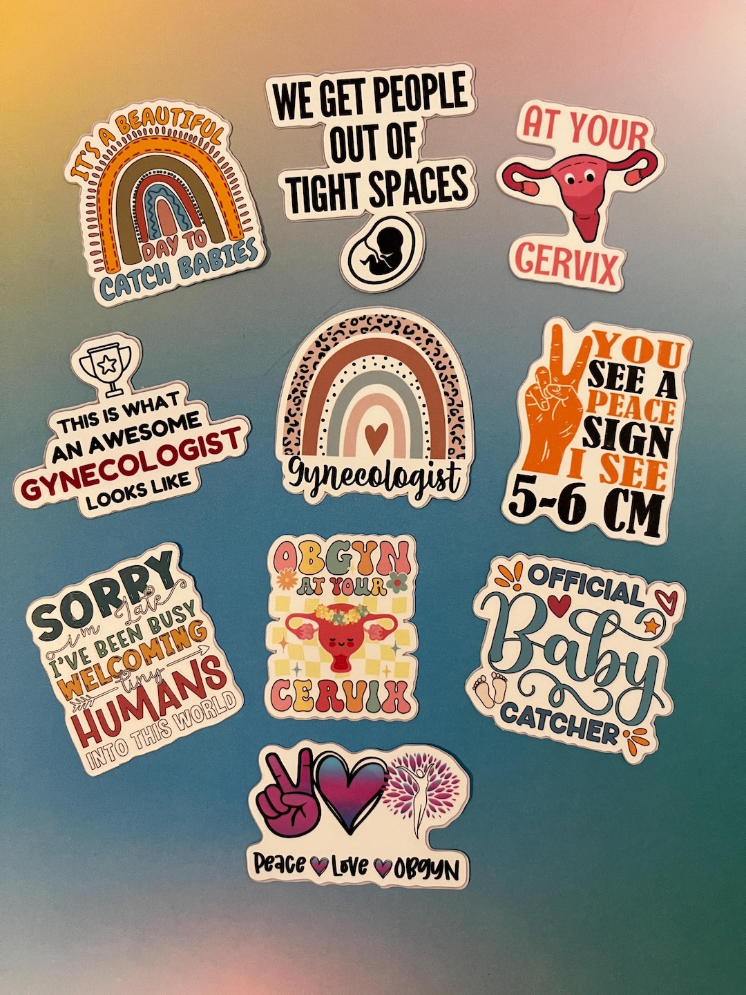 Obgyn Stickers | Obgyn Gift | Obstetrician Gynecologist Funny Gift ...