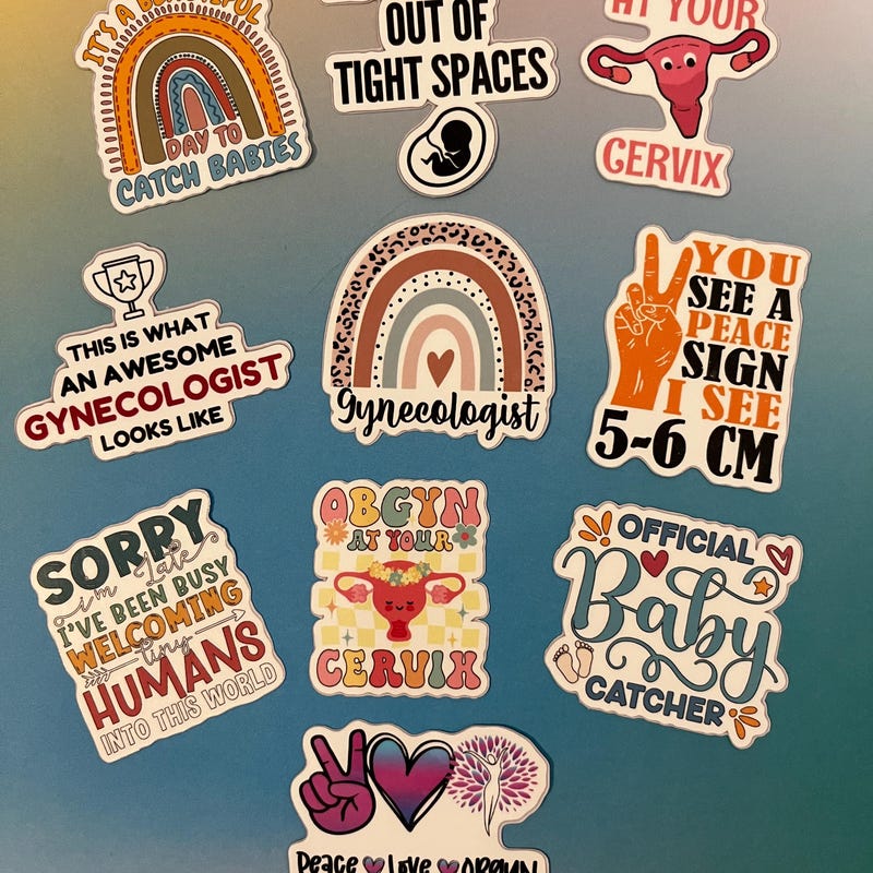 Ob/gyn Stickers - Etsy