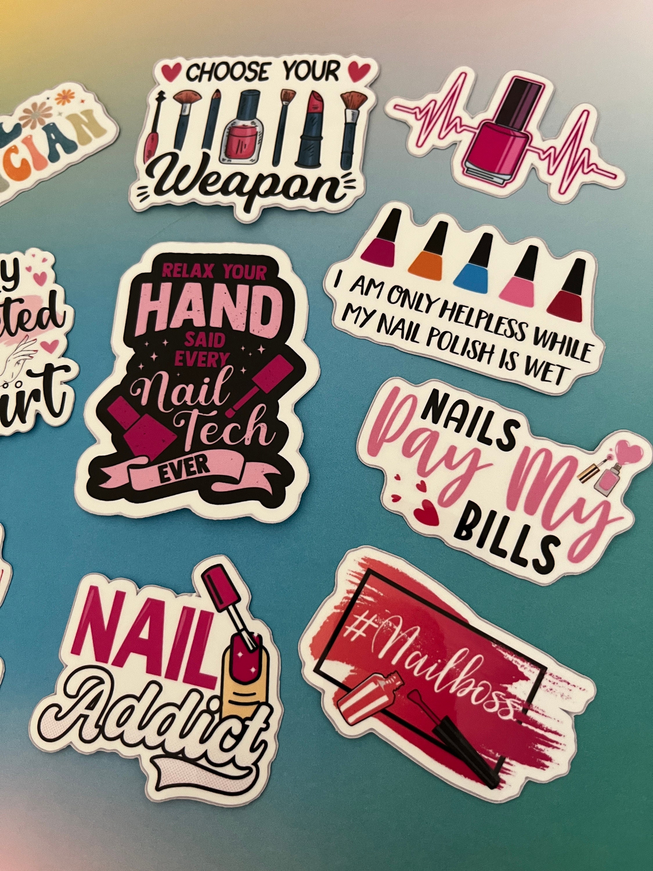 Nail Tech Gifts | Nail Tech Stickers | Nail Technician Gift 
