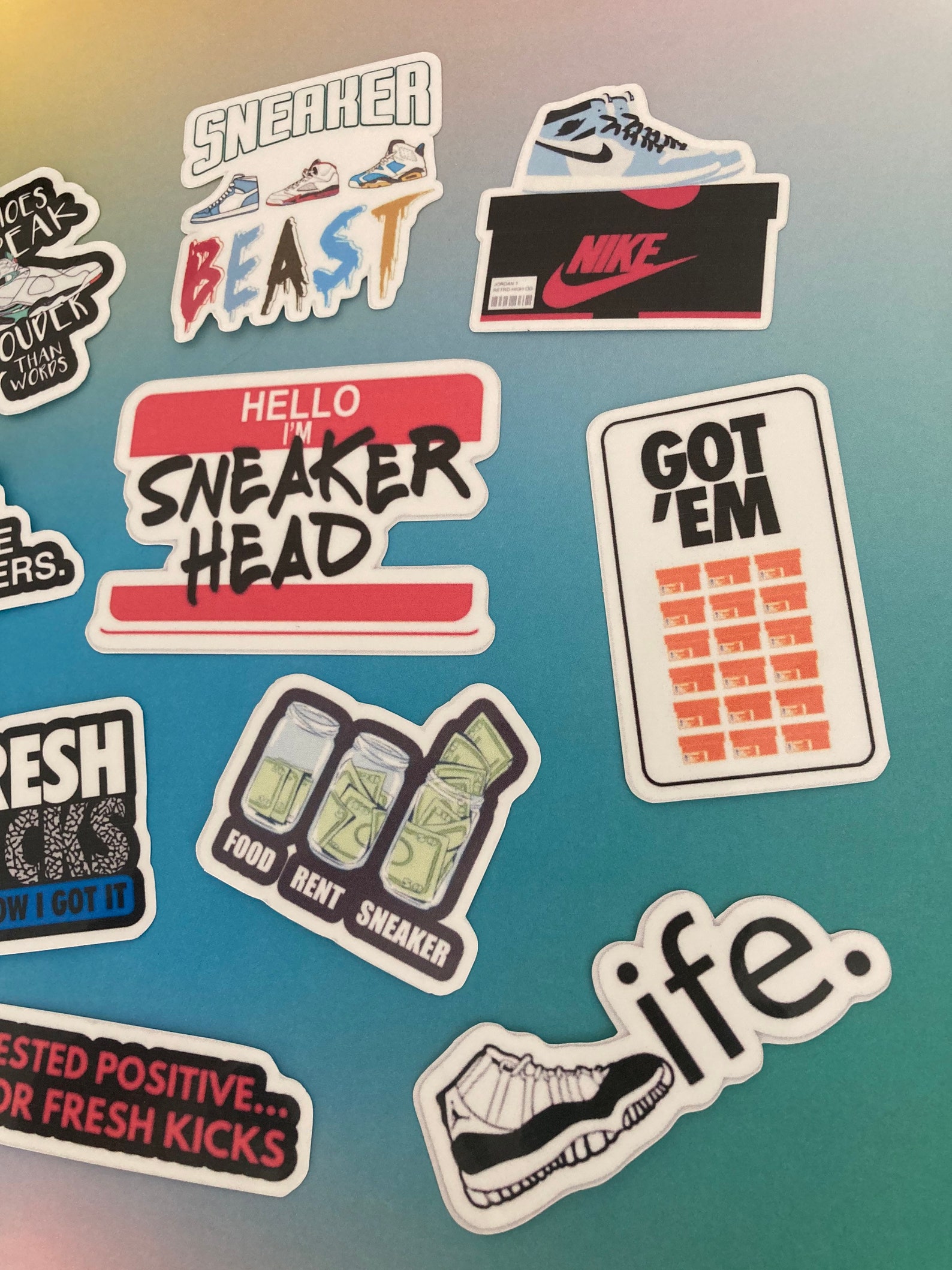 Sneakerhead Gift Ideas Sneakerhead Stickers Pack Sneakers Etsy