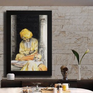 Printed on paper or canvas, based on original  work of art signed in watercolor and pens, limited and numbered, gallery work of art.