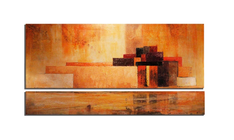 Original Abstract Oil Painting on Canvas, Wall Art Large Sizes for ...