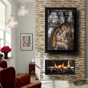 Printed on photographic paper or canvas, based on original work of art signed, limited and numbered, gallery work of art, decoration.