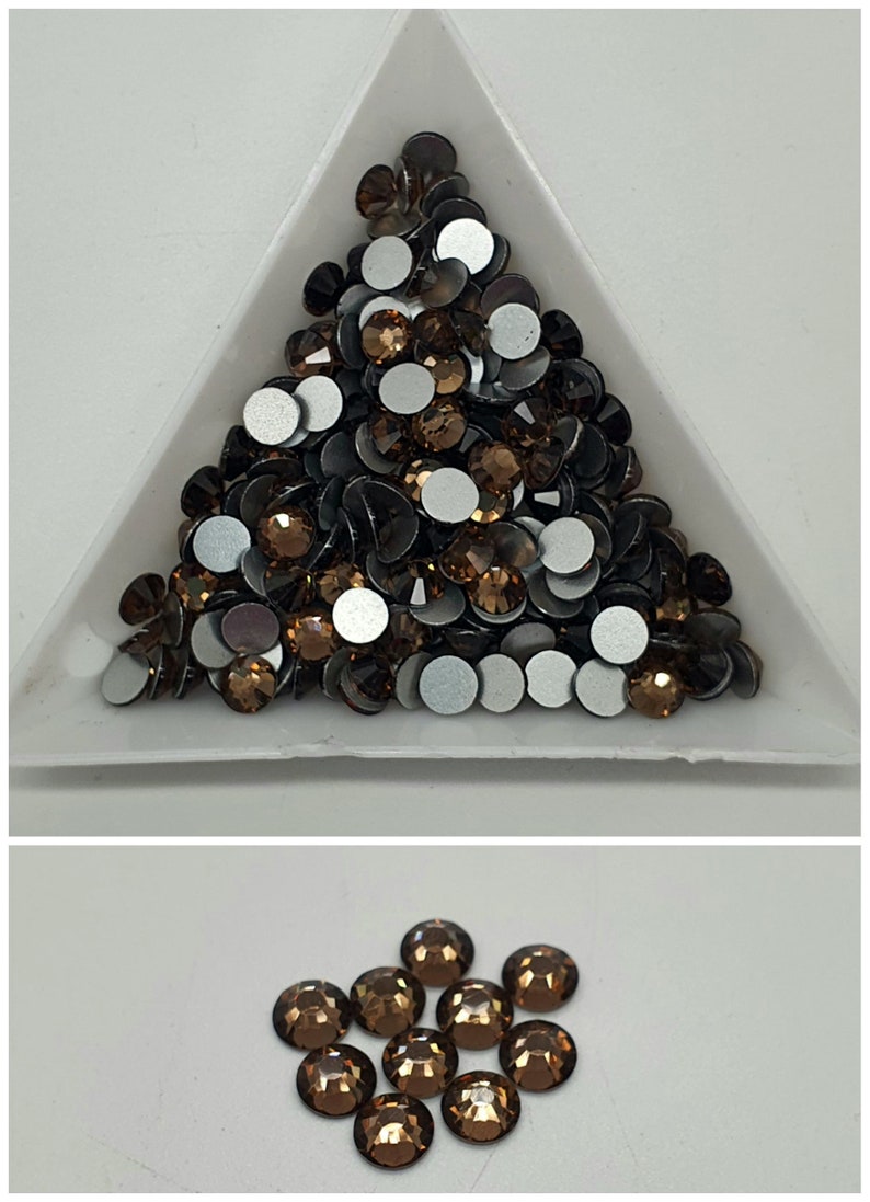 100 Strass EIMASS® Cristal Plat - Strass à Froid Pour Embellissement, Tailles 1.9 à 4.8 Mm