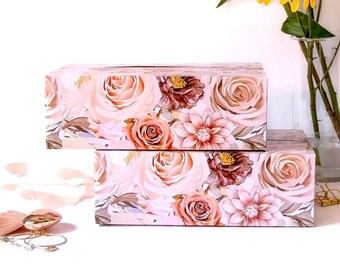 25 Floral 9x6x3 Designer Mailing Box