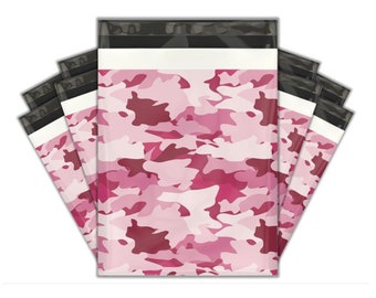 10ct Pink Camo Poly Mailers 10x13