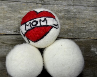 Mom Dryer Balls, Mother’s Day Gift, XL Dryer Balls