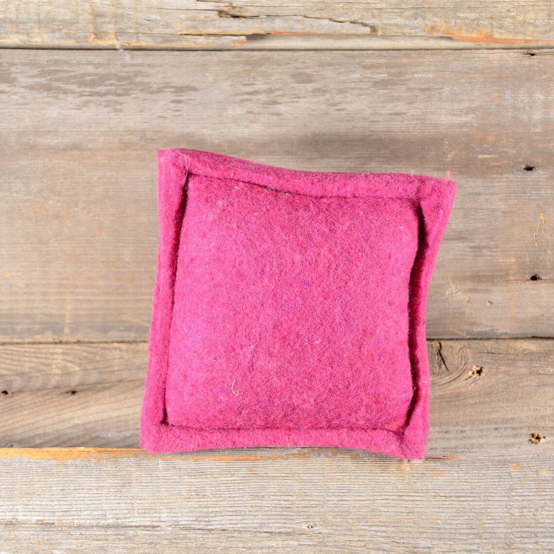 Wool Needle Felting Pad Raspberry Wool Pad Natural Needle Etsy