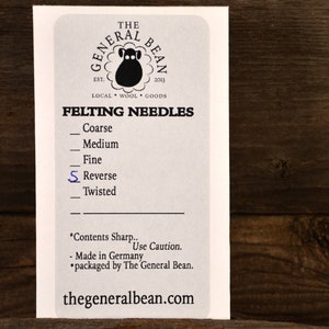 Felting Needles, Reverse Felting Needles, Needles for Felting