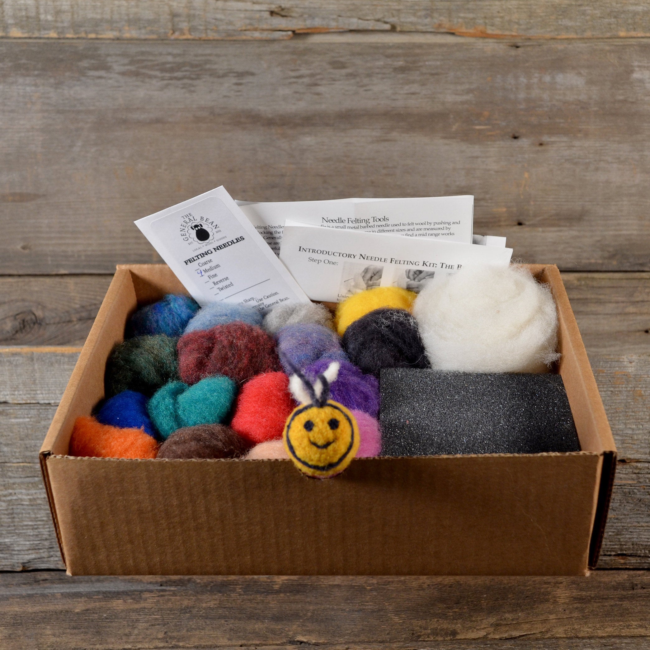 Needle Felting Starter Kit Beginner Wool Needle Felting Kit , Needle