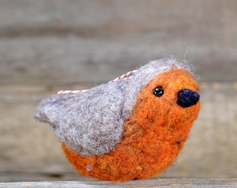 PDF- Needle Felting Digital Download, Robin Tutorial