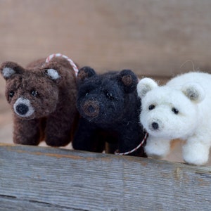PDF- Needle Felting Digital Download, Bear Tutorial
