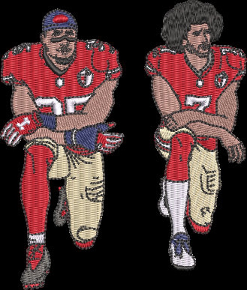 Black Lives Matter, Eric & Colin Kneeling Emb, Dst, Melco Ofm, PES, Embroidery Instant Download