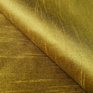 upioni Faux Silk Antique Electrum Gold Fabric 58" By The Yard | Rich Old Gold Two Tone for Historical Costumes, Drapes, and Royal Apparel
