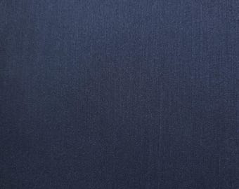 Azure Blue Textured Grain Upholstery Vinyl Fabric, 54" Wide, Heavy Duty Semi Metallic Faux Leather by the Yard