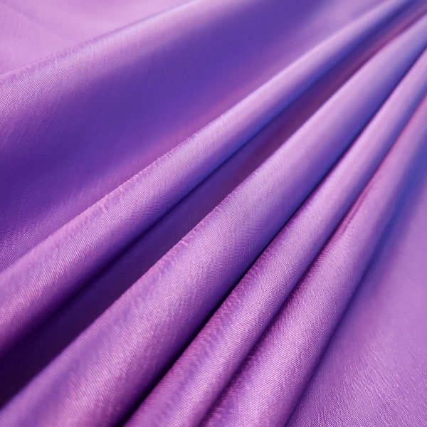 Two Tone Pink Blue Dress Taffeta Fabric 58" By The Yard Poly Shiny Iridescent