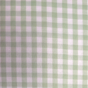 Sage Green Gingham Poly Cotton Fabric - 1/4 Inch Green and White Checkered Material 58" By The Yard - Soft & Durable Apparel Fabric zdjęcie 2