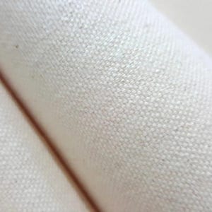 Natural Unprimed Canvas Cotton Duck Fabric 8 Oz - 60" Single Or Multiple Yards Fabric for Sewing, Upholstery, Yardage - Muse Fabric