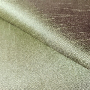 Dupioni Faux Silk Sage Green Fabric 58&quot; By The Yard | Earthy Olive Two Tone for Bridesmaid Dresses, Home Decor, Gowns, and Upholstery