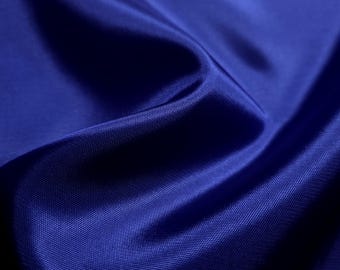 Royal Blue Acetate Lining Fabric / 45" Wide / By The Yard