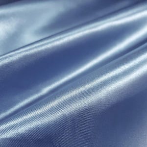 Baby Blue Charmeuse Satin Fabric, 58" Wide - By The Yard