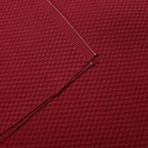 Red Cotton Pique Fabric by the Yard, 56" Wide Solid Drapery, 10oz Textured Honeycomb Upholstery Cloth for Pillows Cushions Curtains image 5