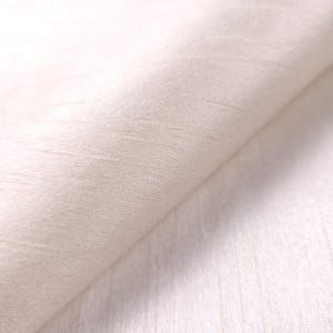 Dupioni Faux Silk Ivory Cream Fabric 58&quot; By The Yard | Classic Off White Shantung Material for Wedding Dresses, Bridal Gowns, Drapes & Decor