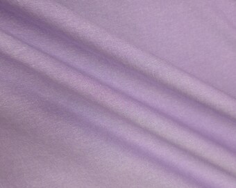 Lilac Cotton Chambray Fabric / 56" Wide / Pure Cotton Woven / Medium Weight / By The Yard