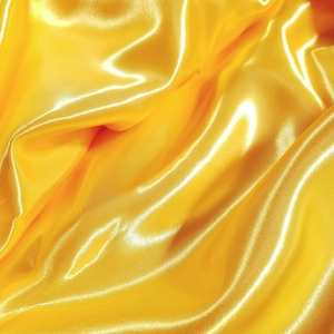 Canary Yellow Medium Satin Charmeuse Fabric 58&quot; By The Yard Yellow Gold Dress Fabric By The Yard