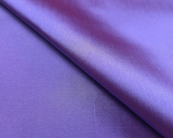 Iridescent Taffeta Fabric, Cornflower Blue & Red, 58" Wide, Faux Silk